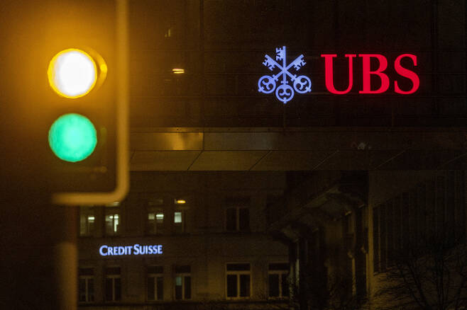 스위스 UBS 은행 전경 [로이터 연합뉴스]