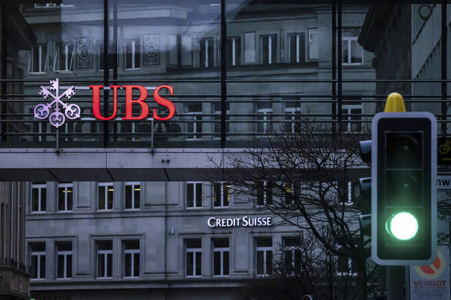 스위스 UBS 은행 전경 [로이터 연합뉴스]
