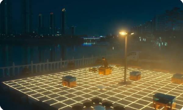 '더 글로리'에 등장한 바둑 공원. 사진제공=넷플릭스 캡처&nbsp;