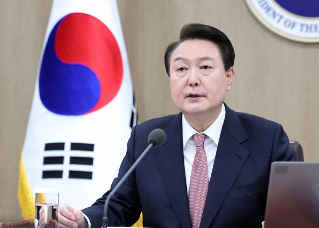 ▲ 윤석열 대통령이 21일 서울 용산 대통령실 청사에서 열린 국무회의에서 발언하고 있다. ⓒ연합뉴스