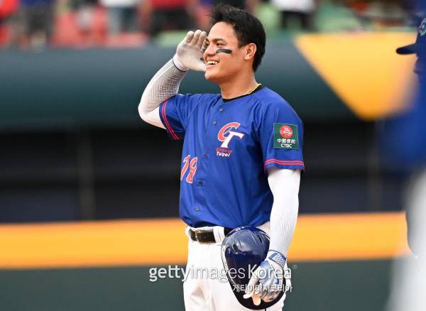 대만 월드베이스볼클래식(WBC) 야구대표팀에서 활약한 장위청. 게티이미지