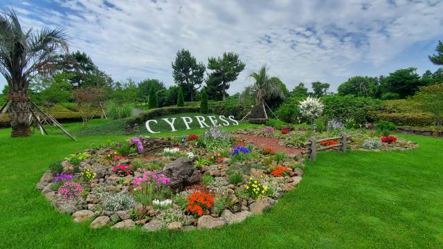 친환경 코스로 다시 태어난 사이프러스에는 수많은 포토존을 만날 수 있다. 사진=사이프러스 제공