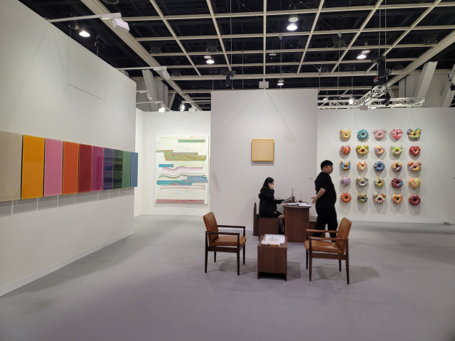 아트바젤 홍콩에 참가한 학고재갤러리 부스 전경