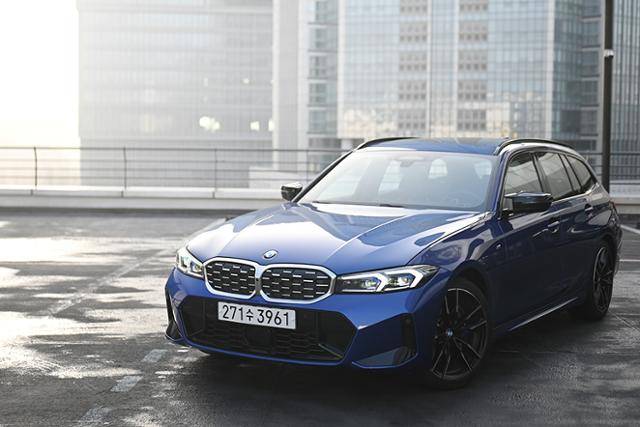 BMW M340i xDrive 투어링 자유로 연비