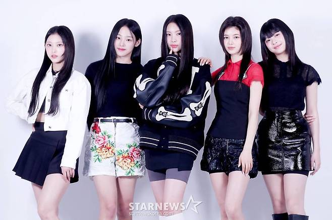 걸그룹 뉴진스(NewJeans, 민지 하니 다니엘 해린 혜인)가/사진=김창현 기자 chmt@