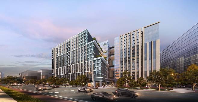 VL르웨스트 투시도. /롯데건설 제공