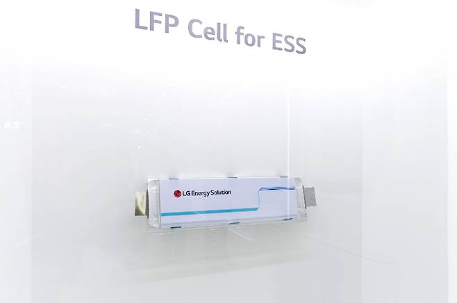 LG에너지솔루션 ESS용 LFP 파우치 셀. /사진=LG에너지솔루션 제공