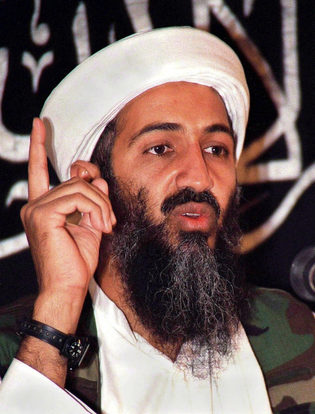 1988년 모처에서 찍은 오사마 빈 라덴의 모습. EPA=연합뉴스