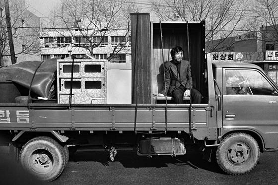 이사, 서울, 1987년. ⓒ김녕만