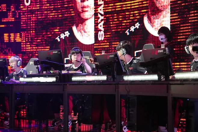 T1 선수단.&nbsp; &nbsp;라이엇 게임즈