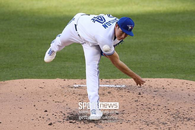 ▲ 토론토 블루제이스의 우완투수 네이트 피어슨