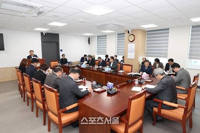 해남군의회 간담회 모습