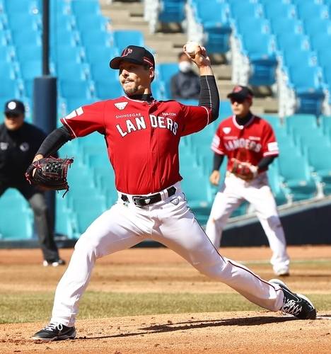 SSG의 새외인투수 맥카티[사진 SSG 랜더스]