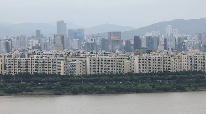 서울 강남구 압구정 현대아파트 모습. [연합]
