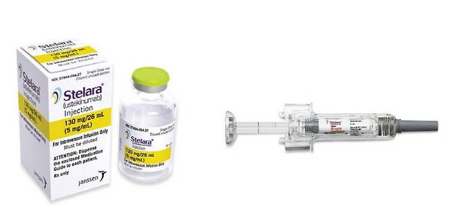 미국 제약사 존슨앤존슨 자회사인 얀센이 개발한 염증성 자가면역질환치료제 ‘스텔라라(성분명 우스테키누맙)’.(제공=얀센)