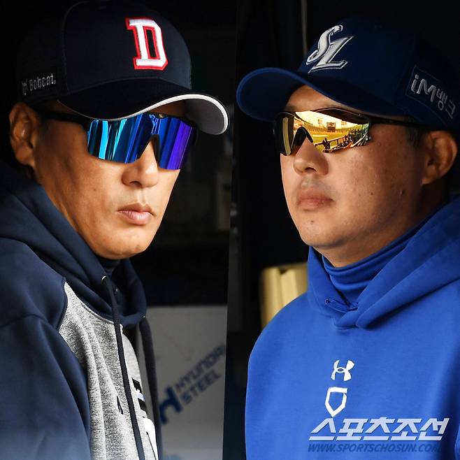 두산 이승엽 VS 삼성 박진만 KBO 레전드 출신 두 감독의 맞대결로 많은 관심을 모았던 경기