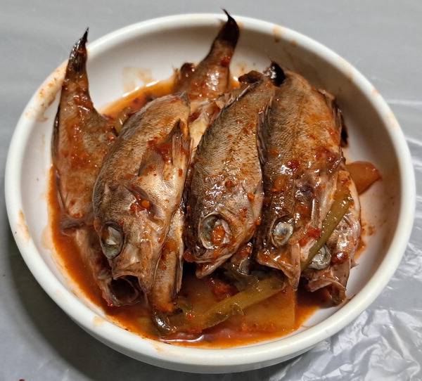 발효의 궁극을 맛보게 해주는  볼락김치.