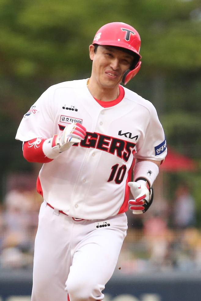 ▲KIA 타이거즈 시절 박동원. ⓒKIA 타이거즈