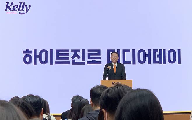 김인규 하이트진로 사장 이정아 기자