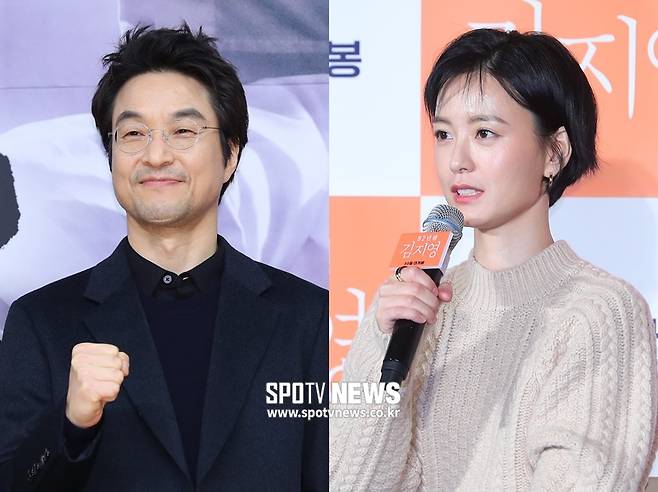 ▲ \'아침이 밝아 올 때까지\' 주연 한석규(왼쪽), 정유미. ⓒ곽혜미 기자