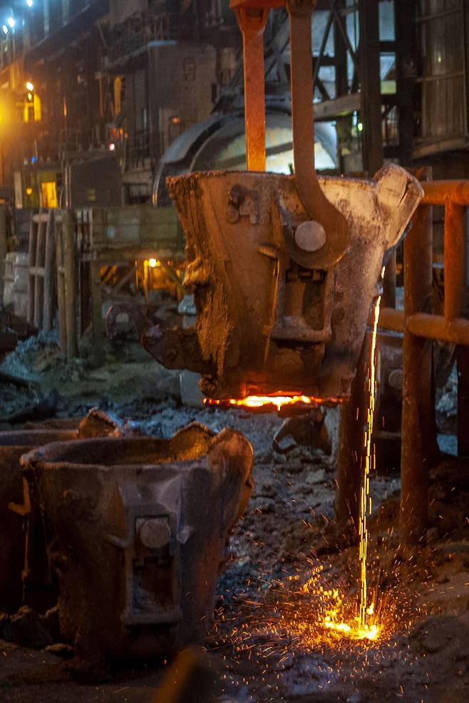 인도네시아 슬라웨시섬에 있는 PT발레의 니켈 가공 공장, (사진= AFP)