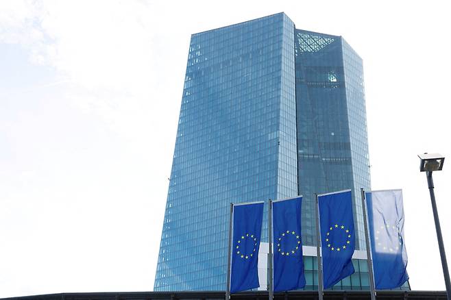 독일 프랑크푸르트에 있는 유럽중앙은행(ECB) 본부.  로이터연합뉴스