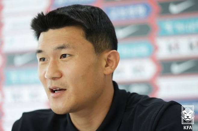 축구대표팀 수비수 김민재.&nbsp; &nbsp;대한축구협회(KFA)