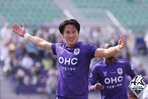 FC안양의 김동진 [한국프로축구연맹 제공. 재판매 및 DB금지]