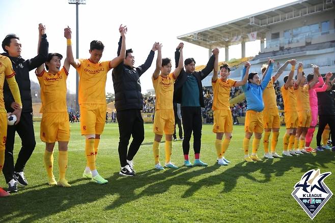 광주FC(한국프로축구연맹 제공)