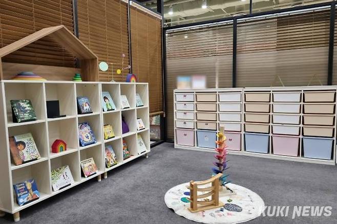 최근 부모들 사이에서 인기가 많은 영어 키즈카페.&nbsp; &nbsp;사진=임지혜 기자