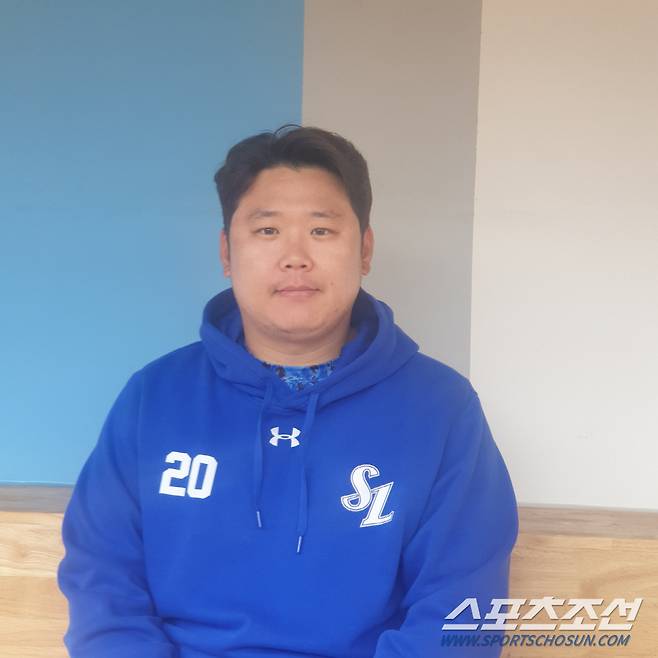 인터뷰 하는 이승현. 대구=정현석 기자 hschung@sportschosun.com