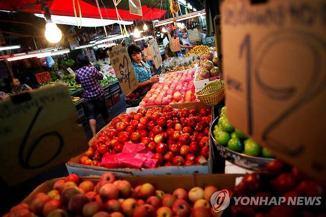 태국 시장 [로이터 연합뉴스 자료사진. 재판매 및 DB 금지]