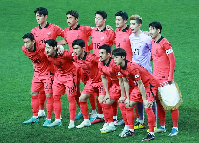 한국 축구대표팀. 사진=연합뉴스