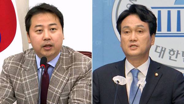 장예찬 국민의힘 청년최고위원과 안민석 더불어민주당 의원 [자료사진]