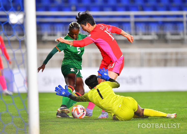 박은선(한국 여자 축구대표팀). 서형권 기자