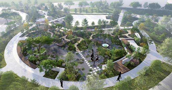 인천검단 AA35-1·2BL 최우수작 ‘한 숨의 한 스쿱의 숲’(박정아, 김단비 작가). [LH 제공]