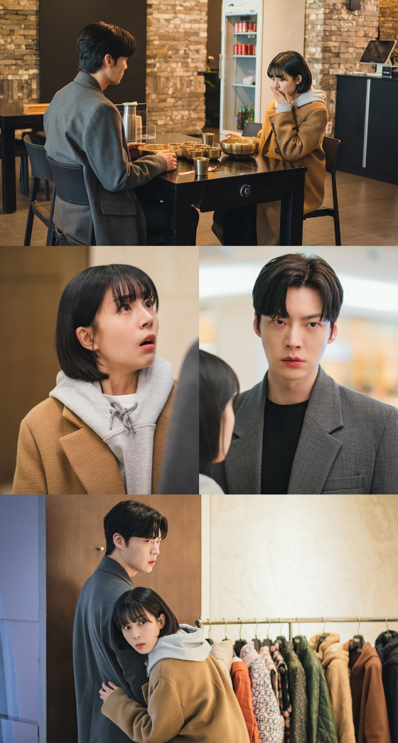 KBS 2TV 주말드라마 '진짜가 나타났다1'의 백진희, 안재현./사진제공=빅토리콘텐츠