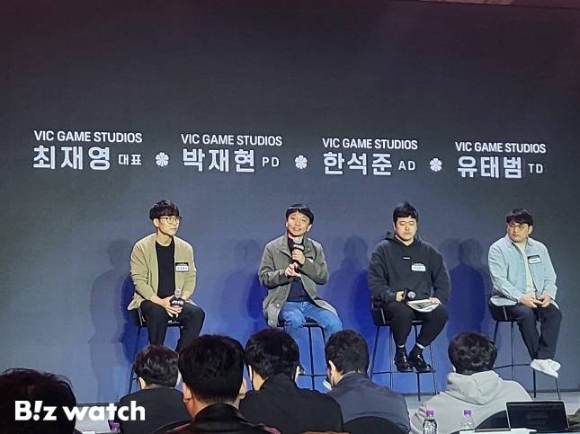 빅게임스튜디오는 지난 6일 성수동에서 미디어 쇼케이스를 열고 다음달 중으로 신작 모바일 게임 블랙클로버 모바일을 출시한다고 밝혔다. /사진=비즈워치