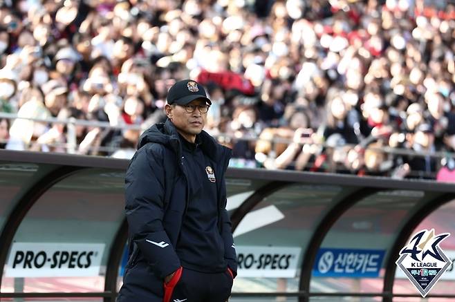 [서울=뉴시스]프로축구 FC서울 안익수 감독. (사진=프로축구연맹 제공)