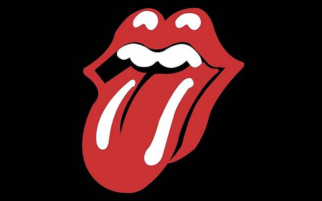 세계에서 가장 유명한 혀 중 하나인 영국 록밴드 롤링스톤스의 ‘혀와 입술’ 로고. 유니버설뮤직 제공