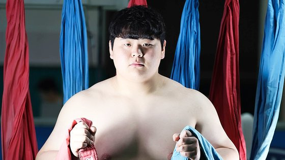 민속씨름 백두급 신예 김민재