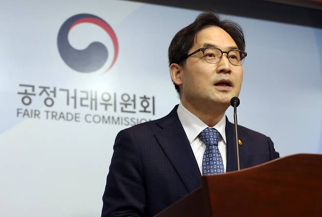 업계에선 공정위가 한화-대우조선해양 M&A를 조건부 승인할 것으로 보고 있다. 사진은 한기정 공정거래위원장.[사진=연합뉴스]