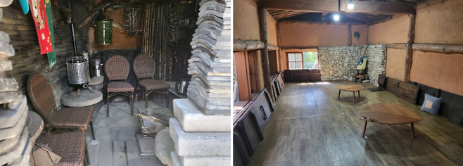 좌=겨울카페,우=황토방/사진=강찬미 여행+기자