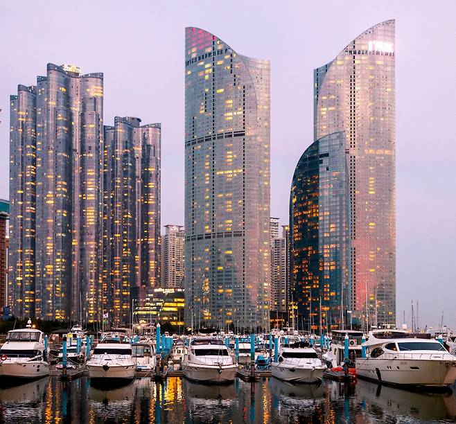 부산 해운대구 아이파크 전경. [헤럴드DB]