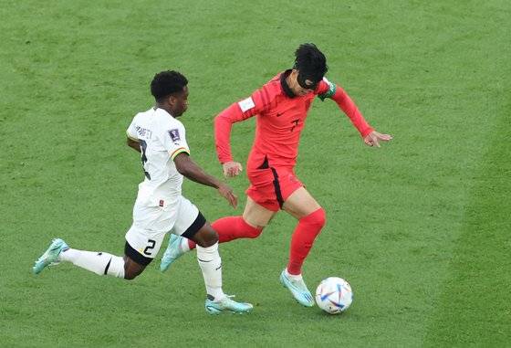 손흥민, 드리볼 돌파. 연합뉴스