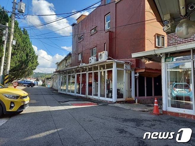 파주가 올해 초부터 폐쇄를 추진하고 있는 연풍리 성매매집결지 모습. (파주시 제공)