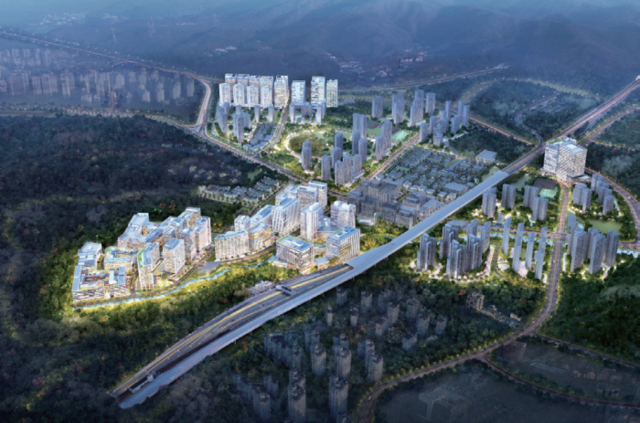 과천 지식정보타운 내 지식산업시설 용지 조감도. 과천시 제공