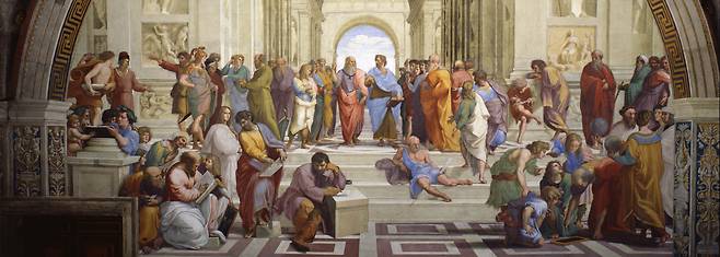 라파엘로 산치오, 아테네 학당