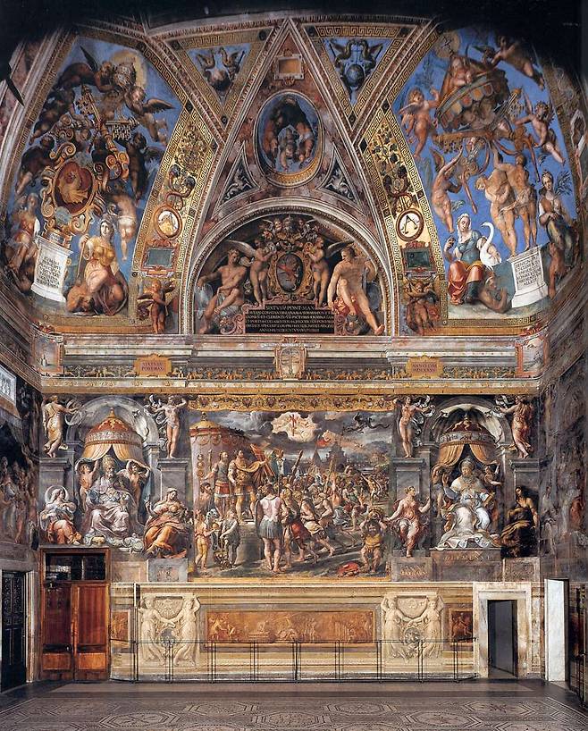 라파엘로 산치오, 콘스탄티누스의 방 벽화