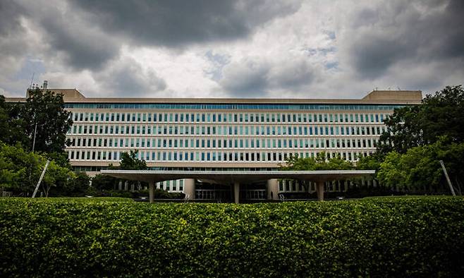 미국 수도 워싱턴 인근 버지니아주 랭글리에 있는 CIA 청사 전경. AFP연합뉴스